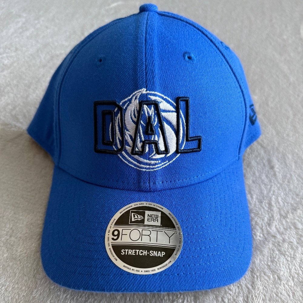 New Era 9Forty NBA Dallas Mavericks Stretch-Snap OSFM Snap Adjustable Hat NEW